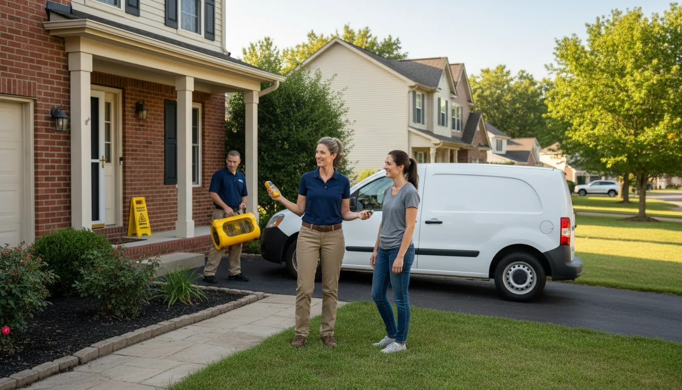 Residential water damage restoration in Conner, MT